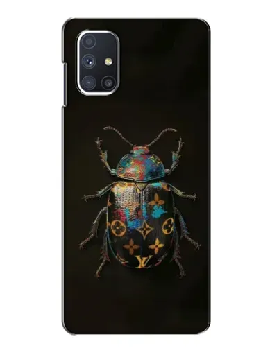 Чехол для Samsung Galaxy M51 с картинкой «LV — мраморный принт»