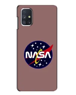Чехол для Samsung Galaxy M51 с картинкой «NASA — ретро космос» Чехол для Samsung Galaxy M51 с картинкой «NASA — ретро космос»
