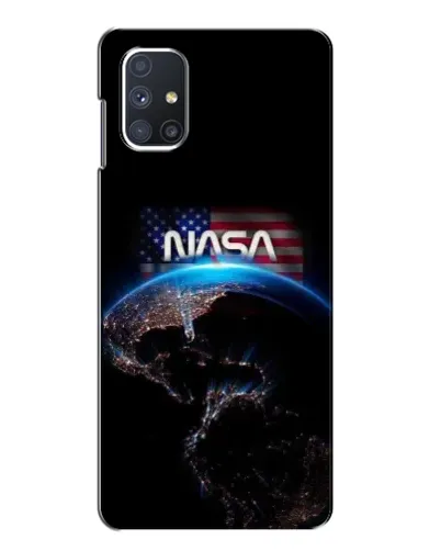 Чехол для Samsung Galaxy M51 с картинкой «Земля из космоса NASA»