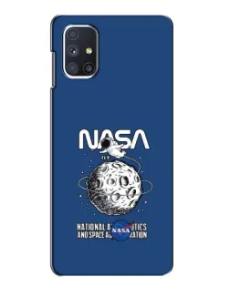 Чехол для Samsung Galaxy M51 с картинкой «NASA — лунная миссия» Чехол для Samsung Galaxy M51 с картинкой «NASA — лунная миссия»