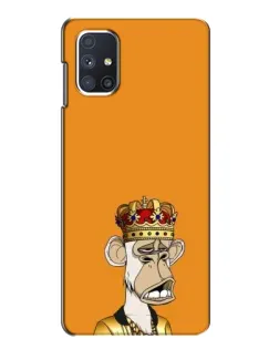 Чехол для Samsung Galaxy M51 с картинкой «Золотая обезьяна Bored Ape»