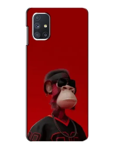 Чохол для Samsung Galaxy M51 з картинкою «Bored Ape в червоному» Чохол для Samsung Galaxy M51 з картинкою «Bored Ape в червоному»