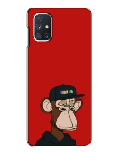 Чохол для Samsung Galaxy M51 з картинкою «Bored Ape — червоний фон» Чохол для Samsung Galaxy M51 з картинкою «Bored Ape — червоний фон»