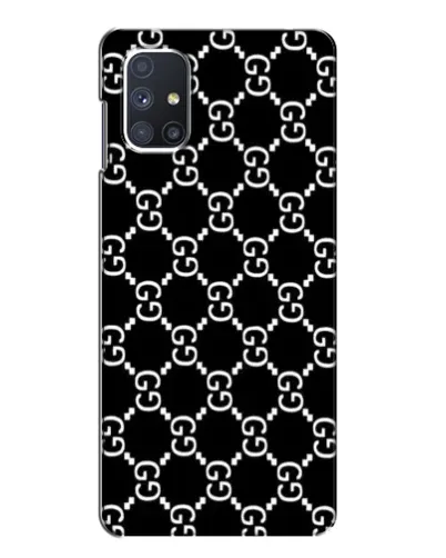 Чехол для Samsung Galaxy M51 с картинкой «Gucci — сетчатый паттерн»