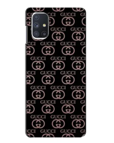 Чехол для Samsung Galaxy M51 с картинкой «Классическая монограмма Gucci»