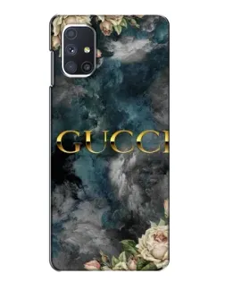 Чехол для Samsung Galaxy M51 с картинкой «Абстрактные цветы Gucci» Чехол для Samsung Galaxy M51 с картинкой «Абстрактные цветы Gucci»