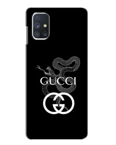 Чехол для Samsung Galaxy M51 с картинкой «Gucci — серебряная змея»