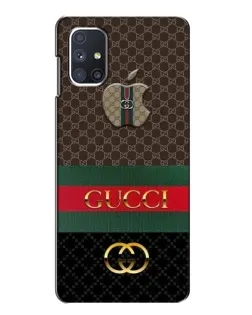 Чехол для Samsung Galaxy M51 с картинкой «Gucci — брендированный десерт» Чехол для Samsung Galaxy M51 с картинкой «Gucci — брендированный десерт»