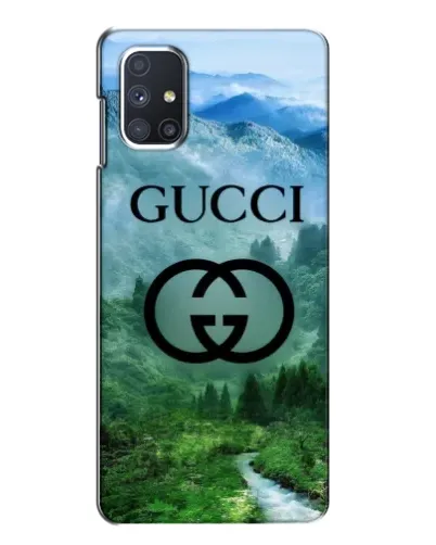 Чехол для Samsung Galaxy M51 с картинкой «Gucci — горный пейзаж»