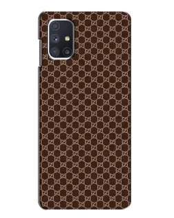 Чехол для Samsung Galaxy M51 с картинкой «Gucci — шоколадная сетка» Чехол для Samsung Galaxy M51 с картинкой «Gucci — шоколадная сетка»