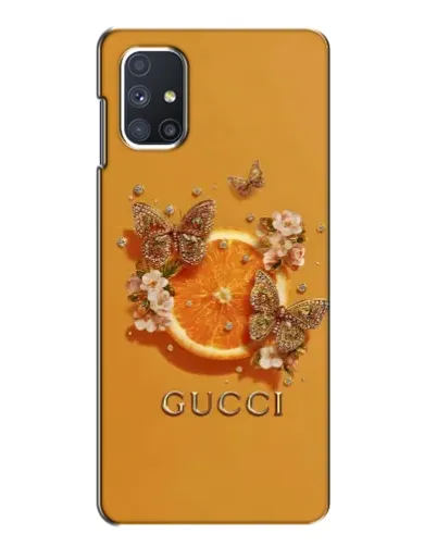 Чехол для Samsung Galaxy M51 с картинкой «Gucci — золотые бабочки» Чехол для Samsung Galaxy M51 с картинкой «Gucci — золотые бабочки»