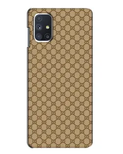 Чехол для Samsung Galaxy M51 с картинкой «Gucci — классический беж» Чехол для Samsung Galaxy M51 с картинкой «Gucci — классический беж»
