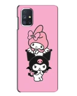 Чехол для Samsung Galaxy M51 с картинкой «My Melody и Kuromi» Чехол для Samsung Galaxy M51 с картинкой «My Melody и Kuromi»