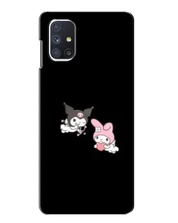 Чехол для Samsung Galaxy M51 с картинкой «My Melody и Kuromi» Чехол для Samsung Galaxy M51 с картинкой «My Melody и Kuromi»