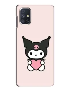 Чехол для Samsung Galaxy M51 с картинкой «Kuromi и сердце» Чехол для Samsung Galaxy M51 с картинкой «Kuromi и сердце»