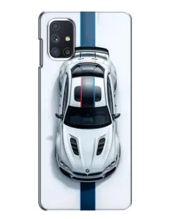 Чехол для Samsung Galaxy M51 с картинкой «Вид сверху — BMW M»