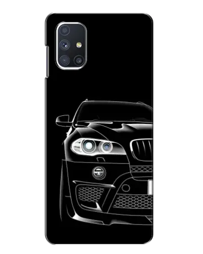 Чехол для Samsung Galaxy M51 с картинкой «Темный силуэт BMW» Чехол для Samsung Galaxy M51 с картинкой «Темный силуэт BMW»