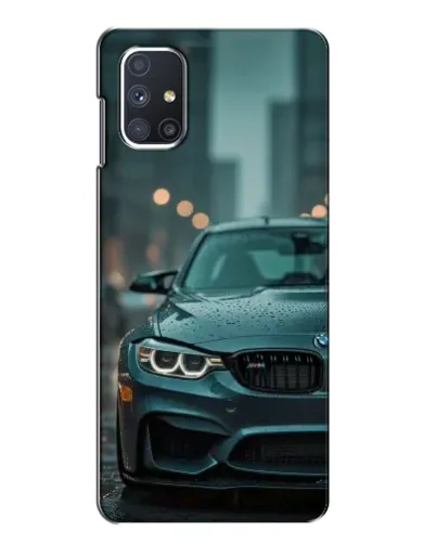 Чехол для Samsung Galaxy M51 с картинкой «BMW в огнях города» Чехол для Samsung Galaxy M51 с картинкой «BMW в огнях города»