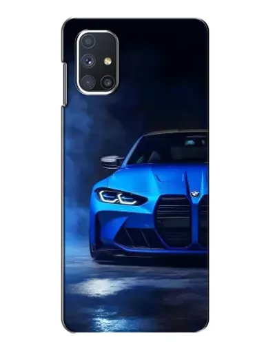 Чехол для Samsung Galaxy M51 с картинкой «Голубая BMW M4» Чехол для Samsung Galaxy M51 с картинкой «Голубая BMW M4»