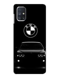 Чехол для Samsung Galaxy M51 с картинкой «BMW — взгляд из темноты»
