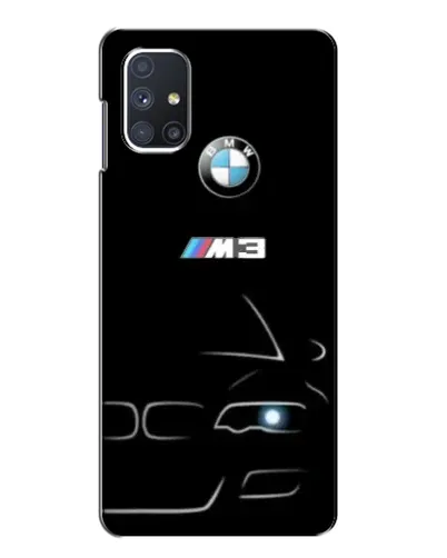 Чехол для Samsung Galaxy M51 с картинкой «Минималистичный принт BMW M3» Чехол для Samsung Galaxy M51 с картинкой «Минималистичный принт BMW M3»