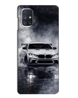 Чехол для Samsung Galaxy M51 с картинкой «BMW сквозь туман»