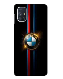 Чехол для Samsung Galaxy M51 с картинкой «BMW M-Power неон»