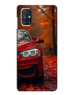 Чехол для Samsung Galaxy M51 с картинкой «Осенняя BMW M4»