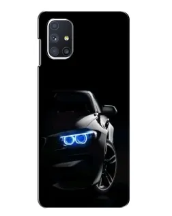 Чехол для Samsung Galaxy M51 с картинкой «BMW — ночной взгляд»
