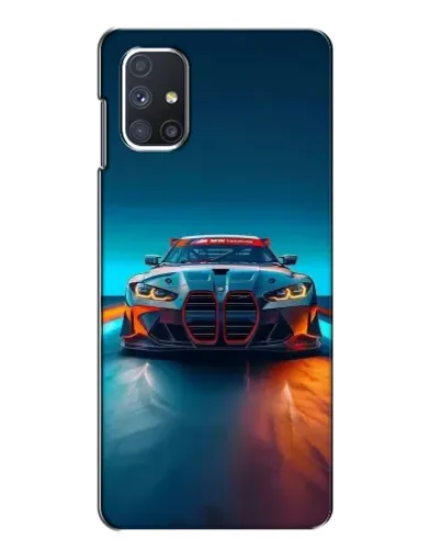 Чехол для Samsung Galaxy M51 с картинкой «BMW — огни неона» Чехол для Samsung Galaxy M51 с картинкой «BMW — огни неона»