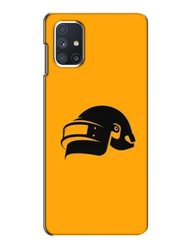 Чехол для Samsung Galaxy M51 с картинкой «PUBG — золотой шлем» Чехол для Samsung Galaxy M51 с картинкой «PUBG — золотой шлем»