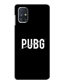 Чехол для Samsung Galaxy M51 с картинкой «PUBG — белый логотип» Чехол для Samsung Galaxy M51 с картинкой «PUBG — белый логотип»