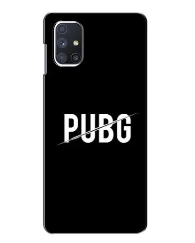 Чехол для Samsung Galaxy M51 с картинкой «PUBG — белый логотип» Чехол для Samsung Galaxy M51 с картинкой «PUBG — белый логотип»