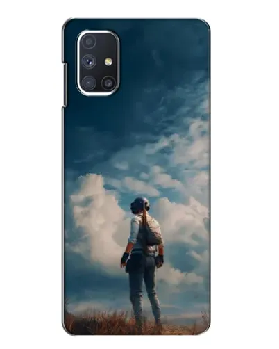 Чехол для Samsung Galaxy M51 с картинкой «Герой PUBG на скале» Чехол для Samsung Galaxy M51 с картинкой «Герой PUBG на скале»