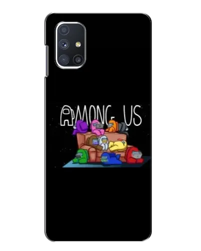 Чехол для Samsung Galaxy M51 с картинкой «Логотип Among Us» Чехол для Samsung Galaxy M51 с картинкой «Логотип Among Us»