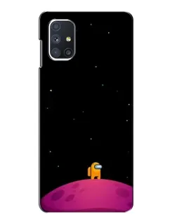 Чохол для Samsung Galaxy M51 з картинкою «Самотній герой на планеті» Чохол для Samsung Galaxy M51 з картинкою «Самотній герой на планеті»