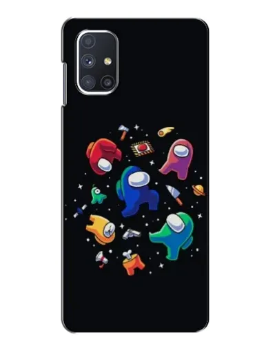 Чехол для Samsung Galaxy M51 с картинкой «Among Us космос» Чехол для Samsung Galaxy M51 с картинкой «Among Us космос»
