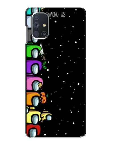 Чехол для Samsung Galaxy M51 с картинкой «Команда Among Us» Чехол для Samsung Galaxy M51 с картинкой «Команда Among Us»