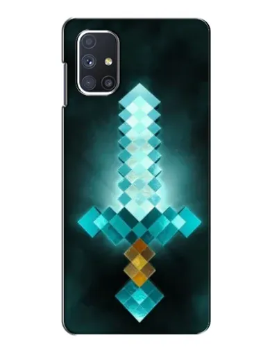 Чехол для Samsung Galaxy M51 с картинкой «Алмазный меч неон» Чехол для Samsung Galaxy M51 с картинкой «Алмазный меч неон»