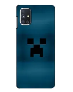 Чехол для Samsung Galaxy M51 с картинкой «Крипер текстура»