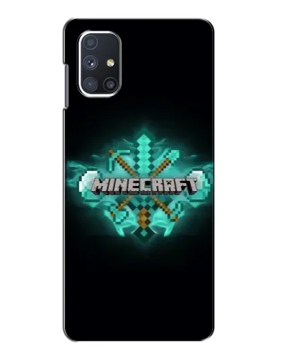 Чехол для Samsung Galaxy M51 с картинкой «Minecraft Diamond лого» Чехол для Samsung Galaxy M51 с картинкой «Minecraft Diamond лого»