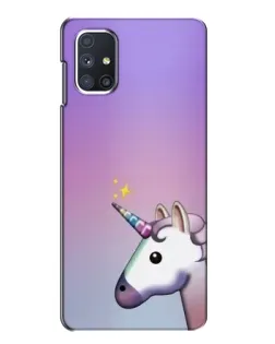 Чехол для Samsung Galaxy M51 с картинкой «Единорог градиент»