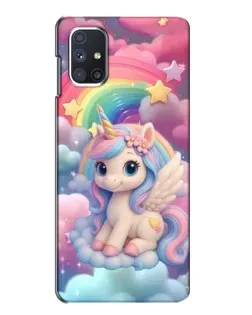 Чехол для Samsung Galaxy M51 с картинкой «Маленький единорог»
