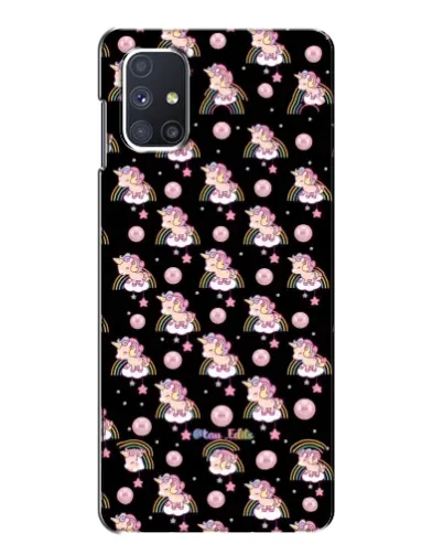 Чехол для Samsung Galaxy M51 с картинкой «Magic Unicorn паттерн»