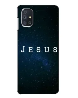 Чехол для Samsung Galaxy M51 с картинкой «Звездное небо Jesus»