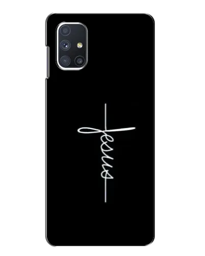 Чехол для Samsung Galaxy M51 с картинкой «Тонкая линия веры»