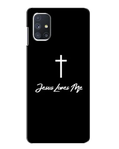 Чехол для Samsung Galaxy M51 с картинкой «Иисус любит тебя»