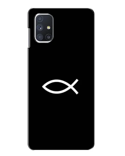 Чехол для Samsung Galaxy M51 с картинкой «Символ рыбы Jesus» Чехол для Samsung Galaxy M51 с картинкой «Символ рыбы Jesus»