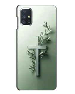Чехол для Samsung Galaxy M51 с картинкой «Оливковая ветвь» Чехол для Samsung Galaxy M51 с картинкой «Оливковая ветвь»