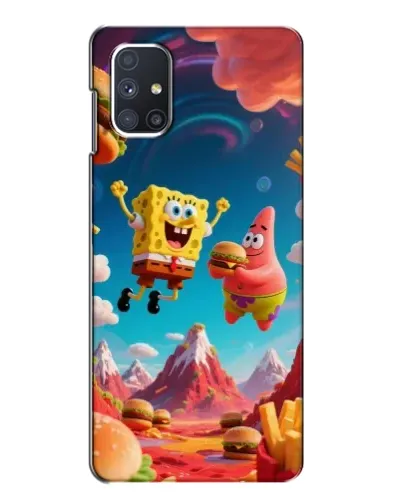 Чехол для Samsung Galaxy M51 с картинкой «Космический фастфуд»